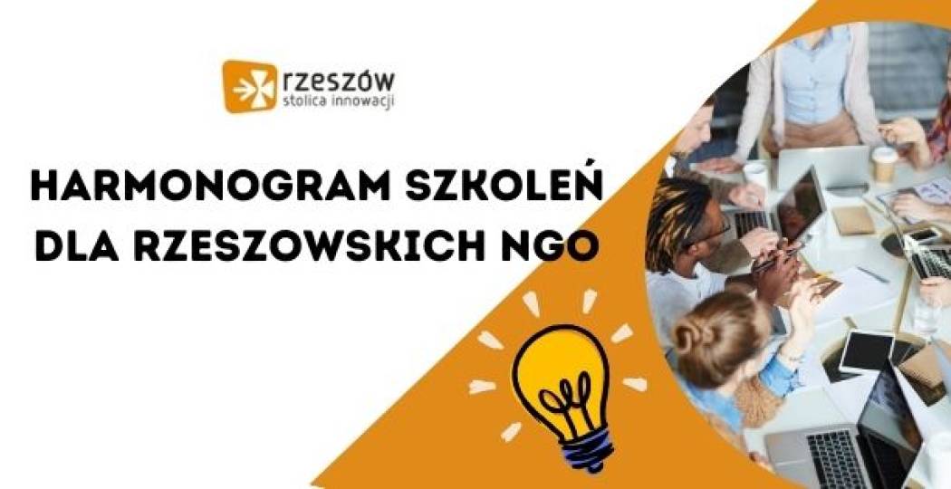 Harmonogram szkoleń dla rzeszowskich NGO