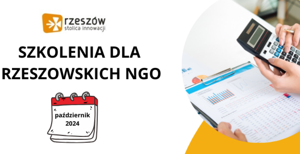 Szkolenia dla rzeszowskich organizacji - październik 2024