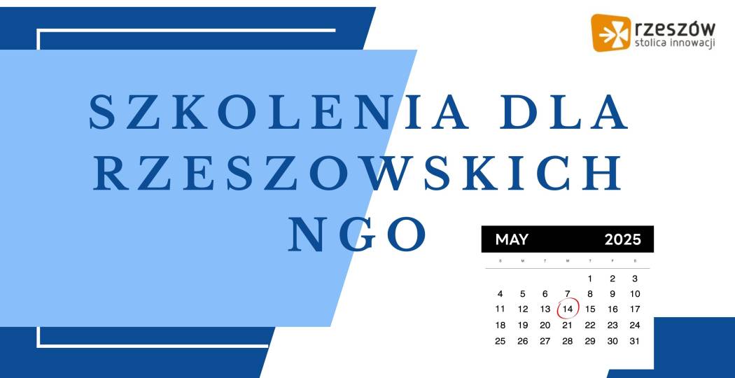 Szkolenie dla rzeszowskich organizacji - maj 2025