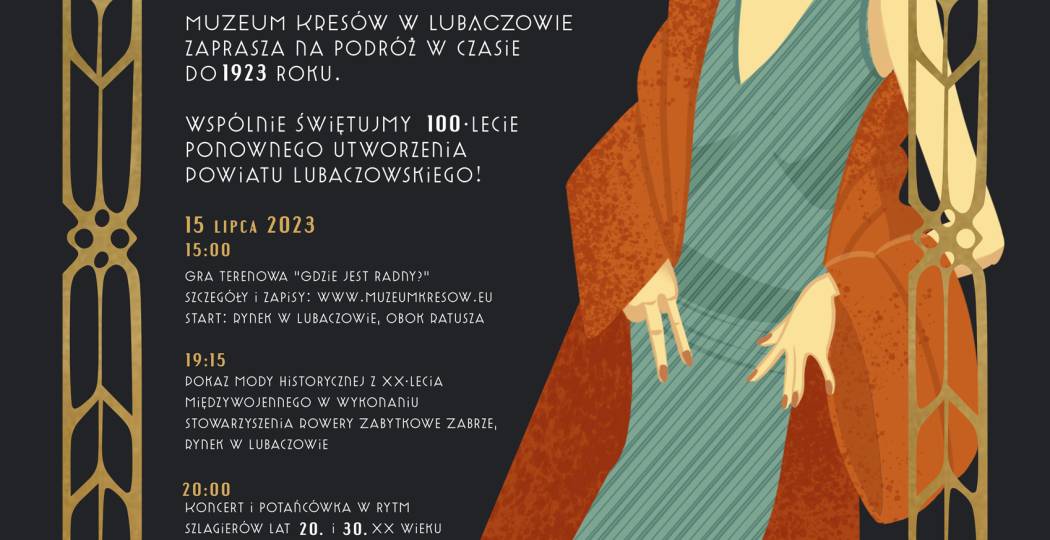 100-lecie ponownego utworzenia Powiatu Lubaczowskiego - zaproszenie